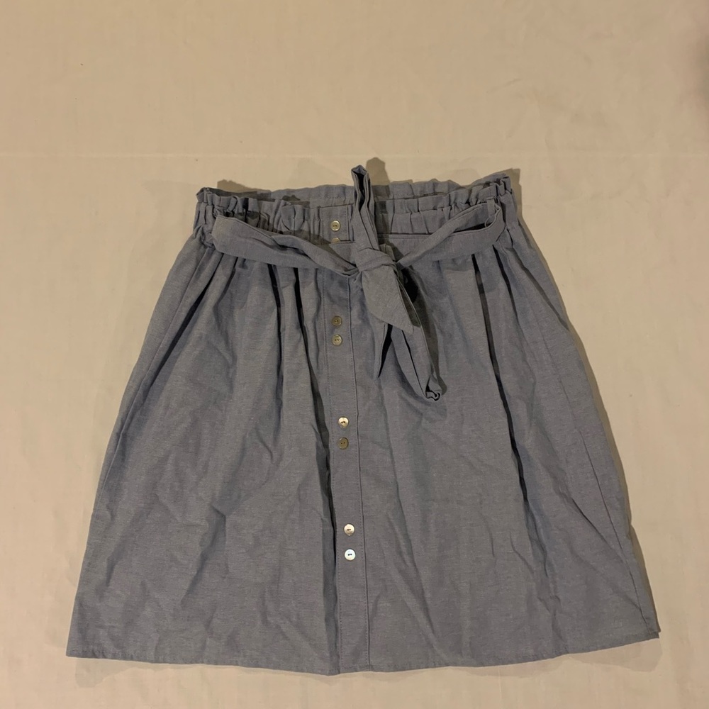 Paper Bag Mini Skirt